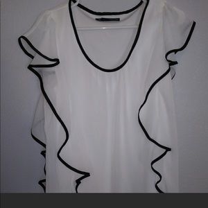 MAURICES White Flowy Top